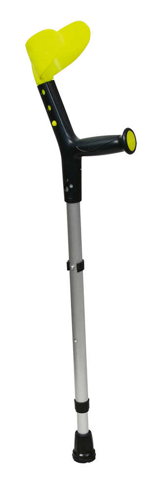 Krücke gelb
