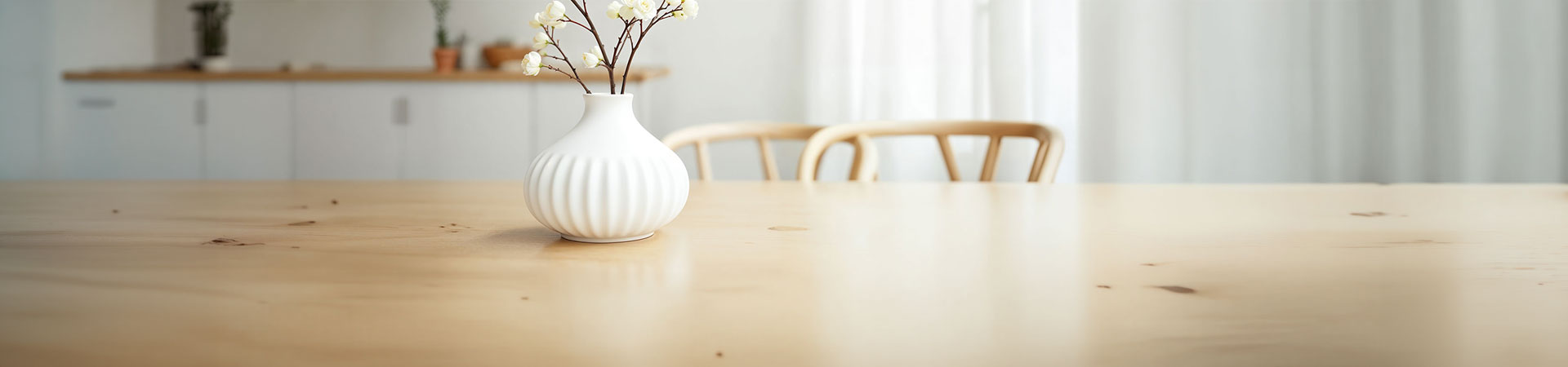 Hintergrund Tisch mit Vase