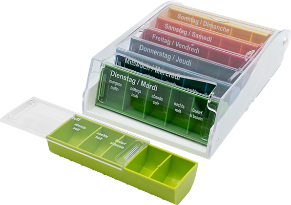 Tablettenbox Wochendispenser